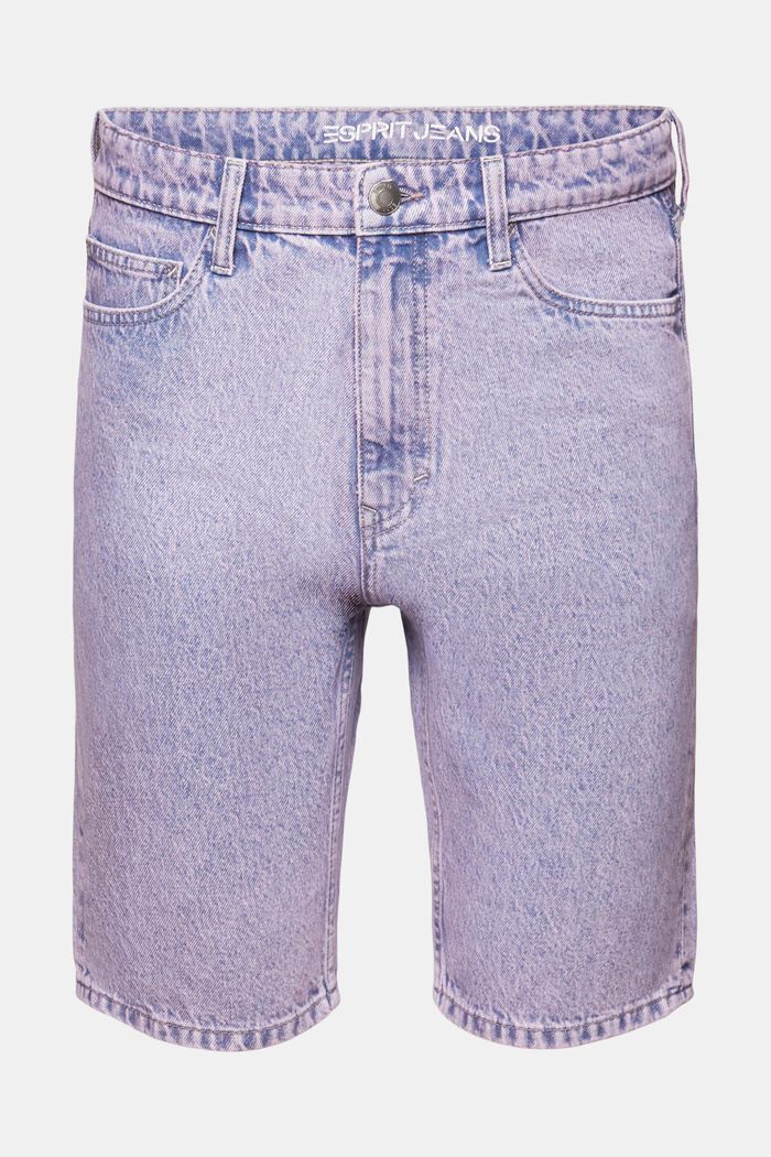 Locker geschnittene Jeansshorts, PINK FUCHSIA, detail image number 7