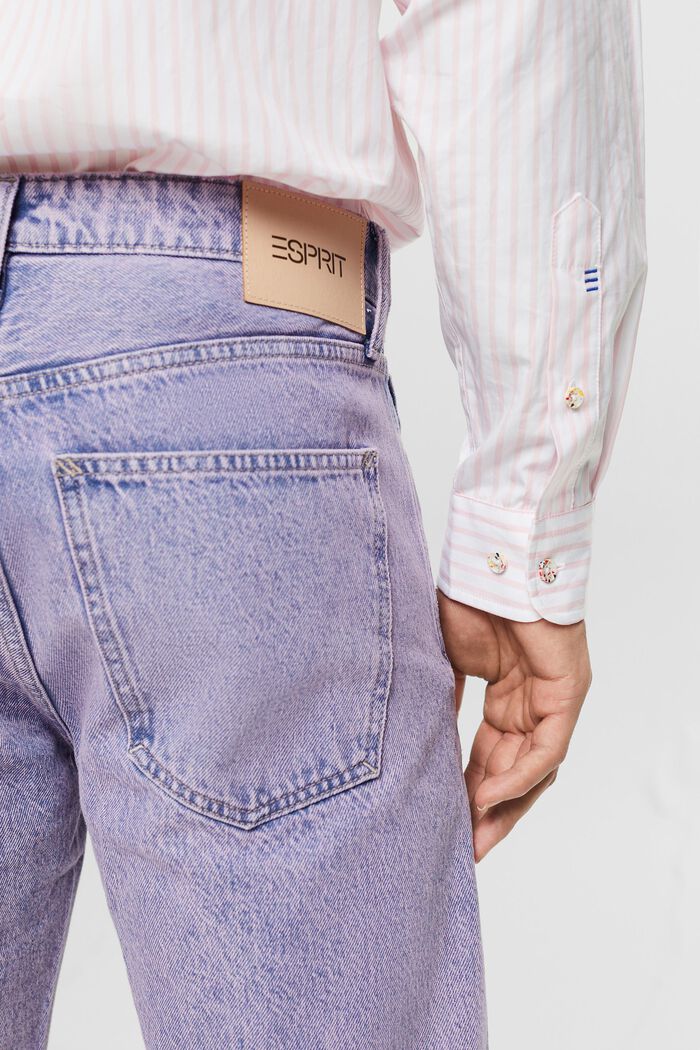 Locker geschnittene Jeansshorts, PINK FUCHSIA, detail image number 3