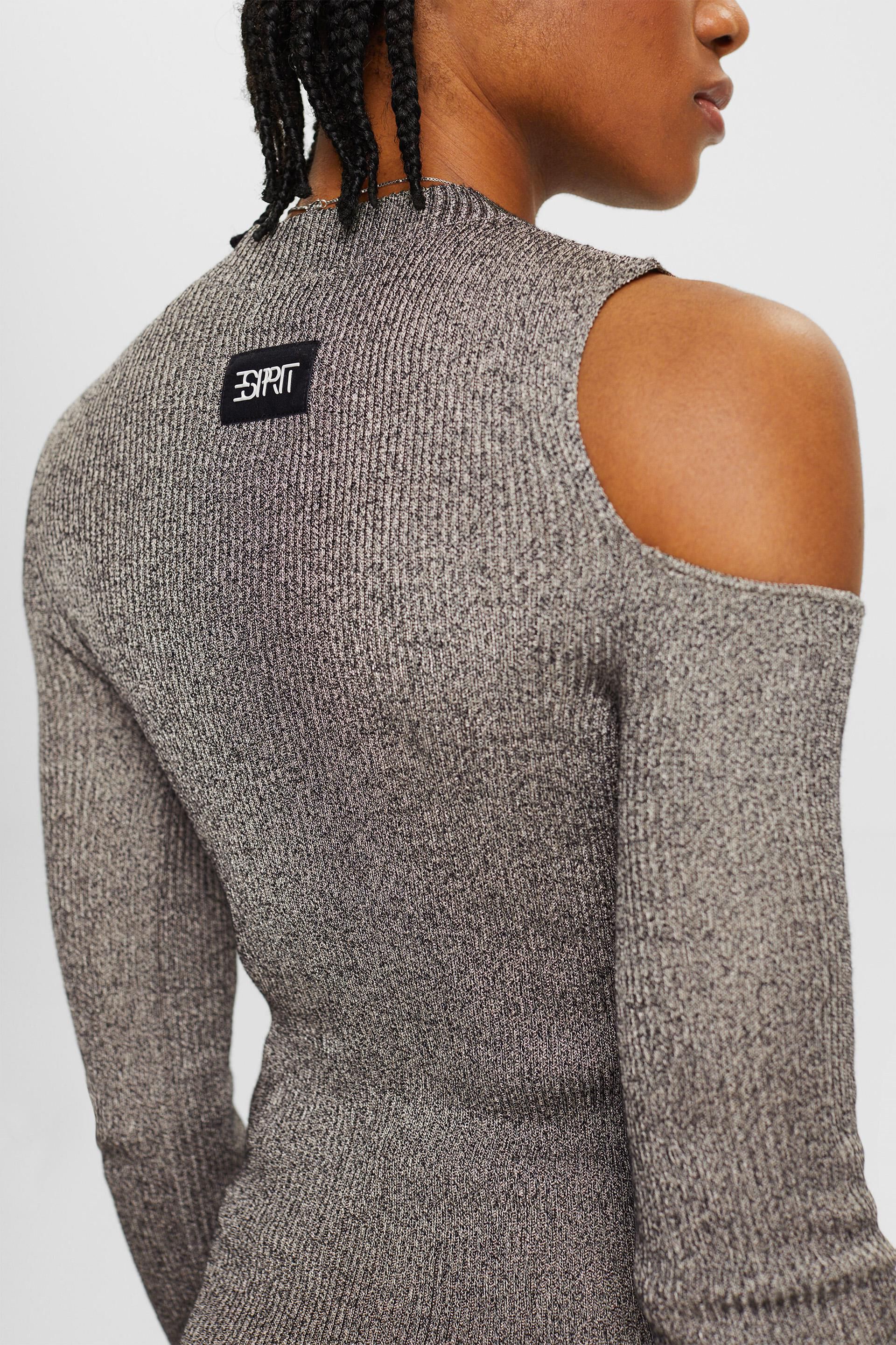 Sweatshirt mit Cut-out-Schulter Online unserem in Shop - ESPRIT