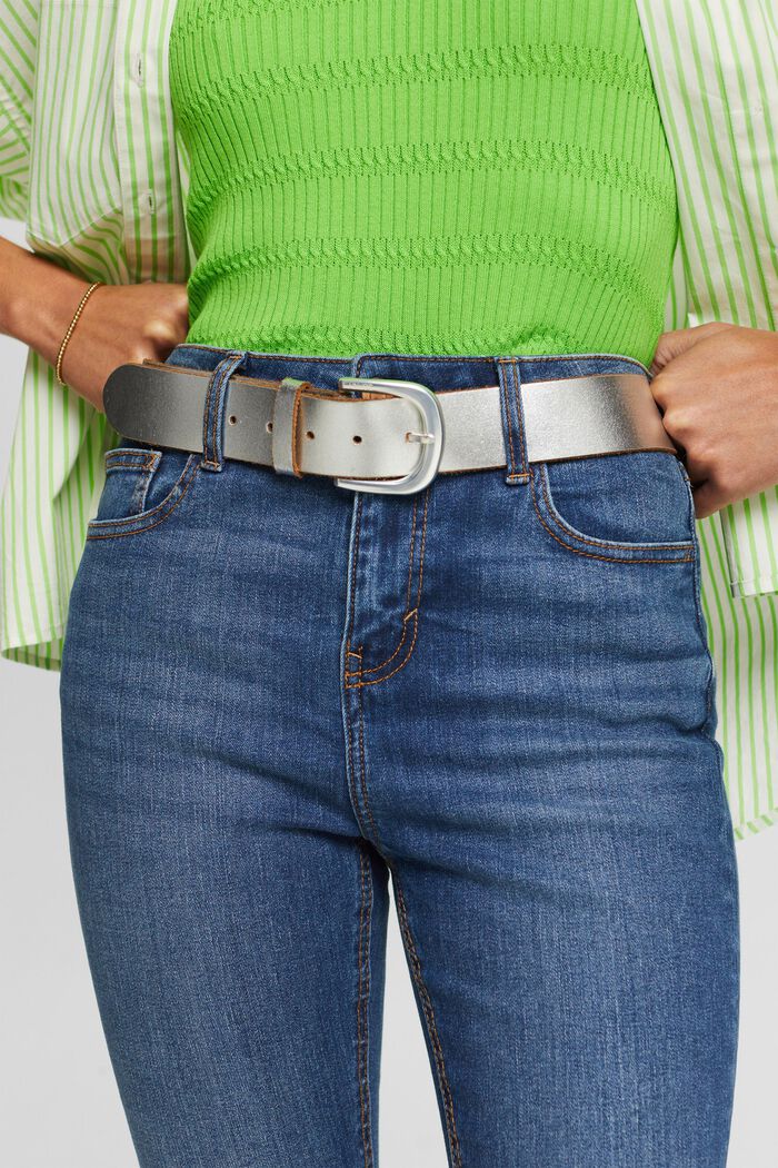 Skinny Jeans mit hohem Bund, BLUE MEDIUM WASHED, detail image number 2